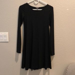 EXPRESS Black Jersey Dress